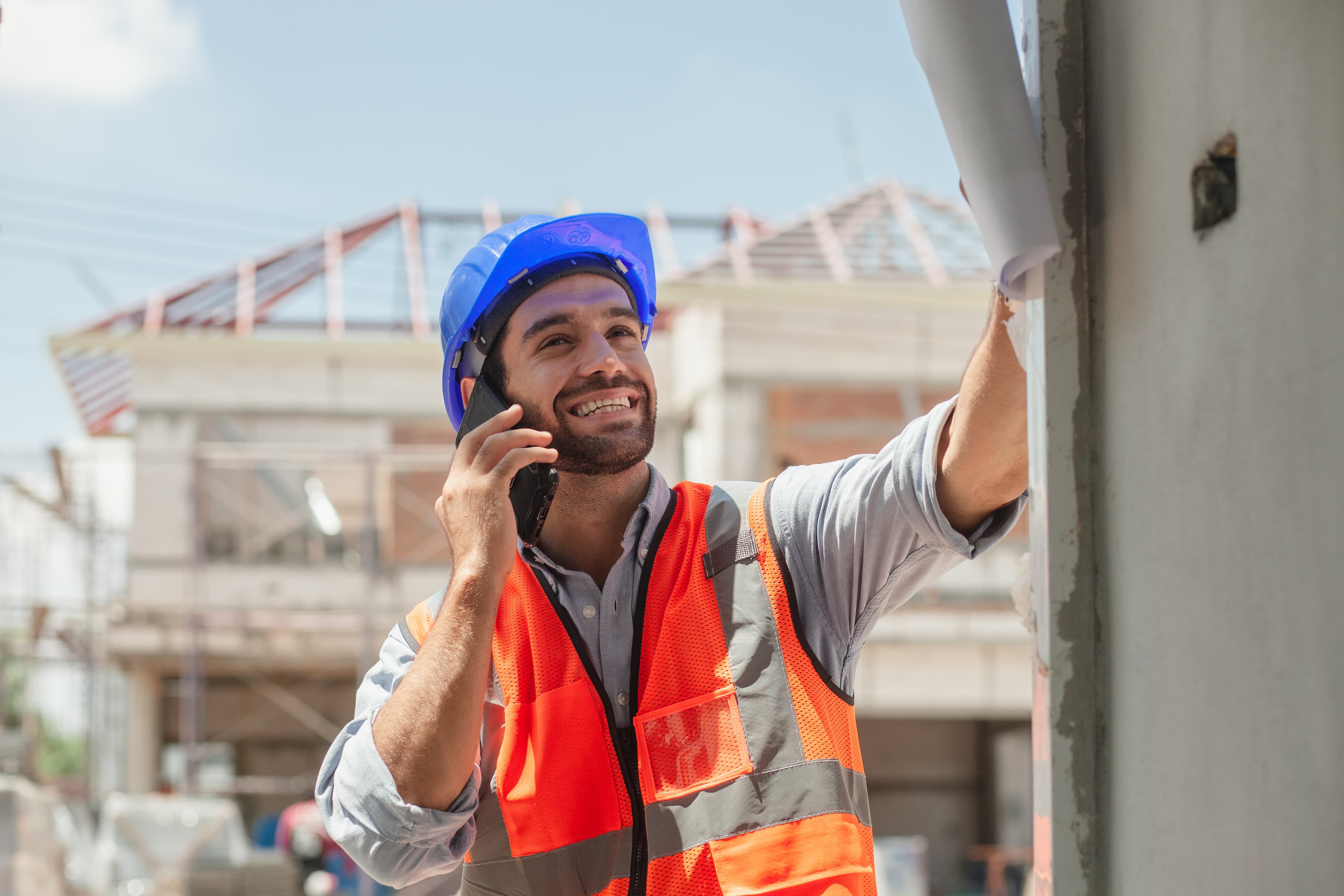 Real estate professionals collaborating